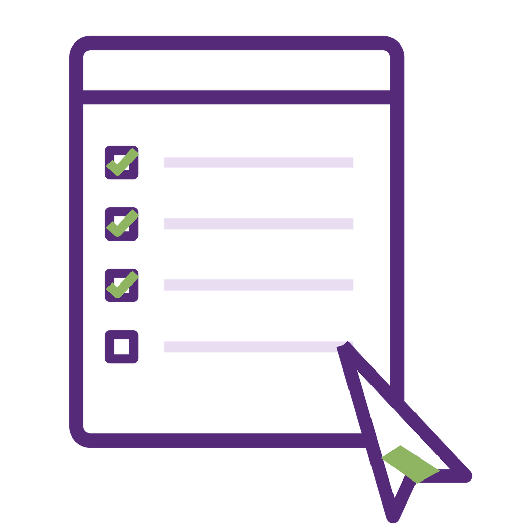 Accurate data entry icon representing guided hospice documentation workflows