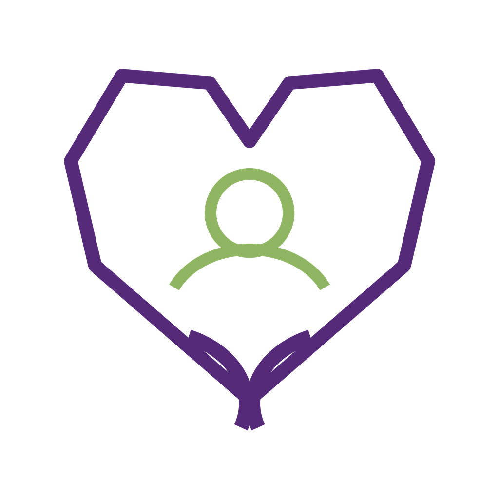 Patient care focus icon representing more time for hospice patients and families